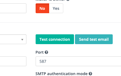 Mautic SMTP Test